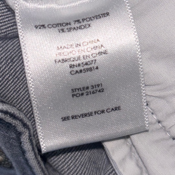 CAbi Gray Slim Boyfriend Celeste Stretch Denim Jeans 3191 - Picture 10 of 12